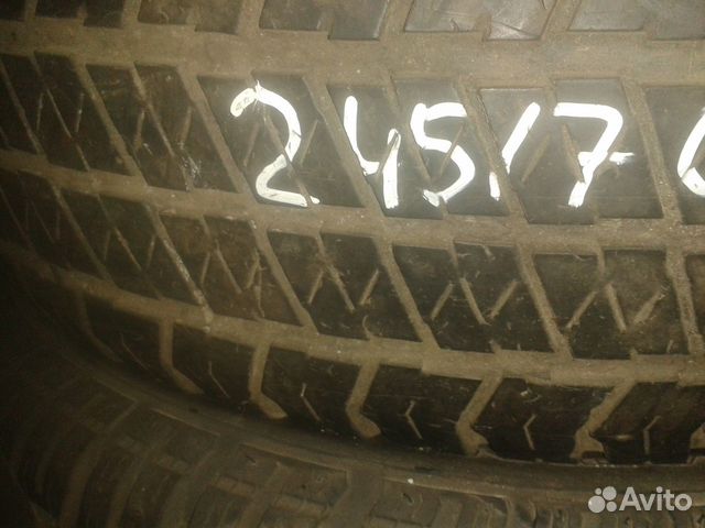 Шины 245/70R16 Bridgestone Dueler H/T684 б/у 2шт Шины 245/70R16 Bridgestone Dueler H/T684 б/у 2шт