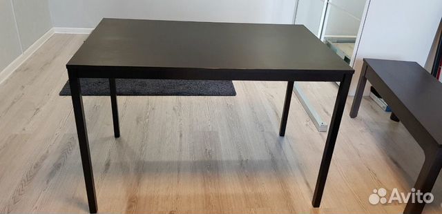 Стол черный 110*67 Икеа Стол черный 110*67 Икеа