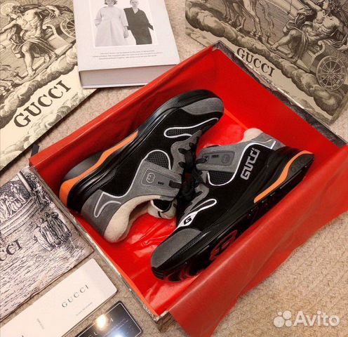 Кроссовки Gucci Ultrapace Black New