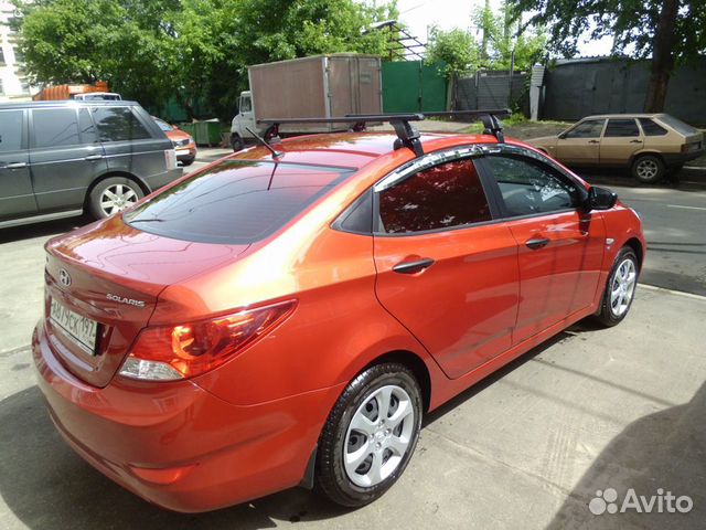 Багажник на крышу для Hyundai Solaris / Kia Rio Багажник на крышу для Hyundai Solaris / Kia Rio