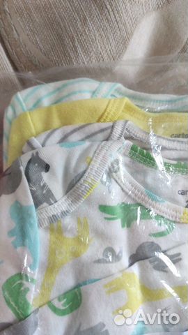 Бодики с длинным рукавом Carters Бодики с длинным рукавом Carters