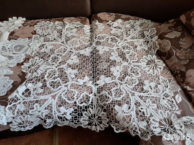Старинное вологодское кружево. Накидки на подушки