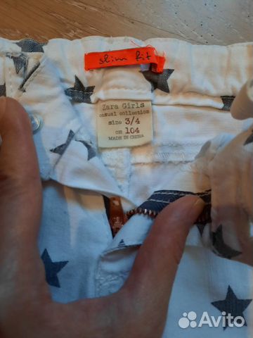 Детские джинсы Zara для девочки р.104 на 3-4 года