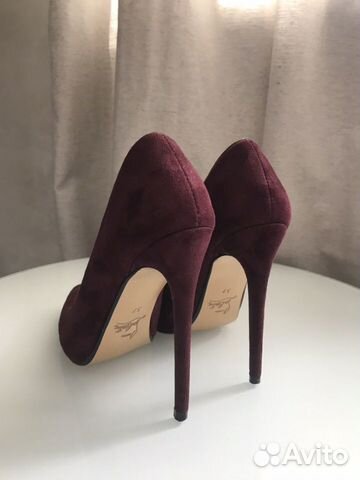 Туфли замшевые