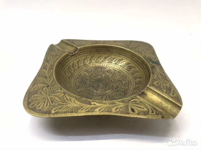 А721 винтажная индийская пепельница