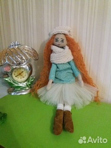 Кукла текстильная ручной работы 50 см