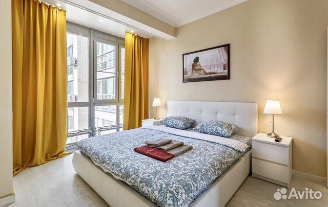 

2-к. квартира, 60 м², 2 кровати