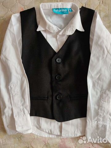 Рубашка и жилет 98 размер