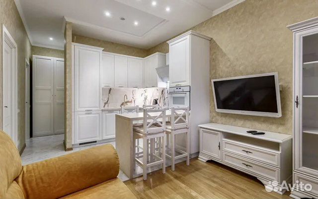 

1-к. квартира, 40 м², 2 кровати
