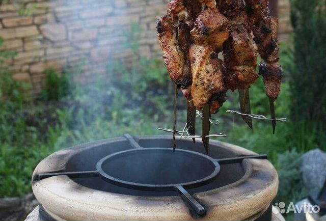 Спираль для жарки мяса, шашлыка в тандыре