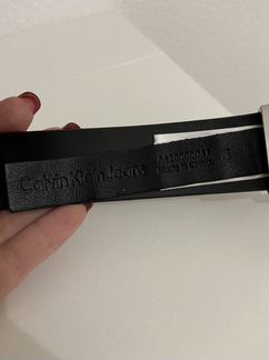 Calvin klein ремень кожанный, женский