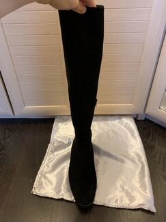 Ботфорты замша