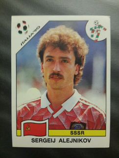 Наклейка Panini чемпионат в Италии 1990 # 143
