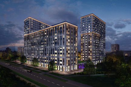 2-к квартира, 77.2 м², 4/19 эт.