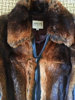 Куртка с мехом Armani Collezioni