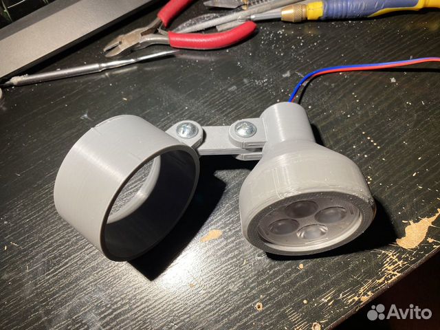 Подсветка микроскопа мбс