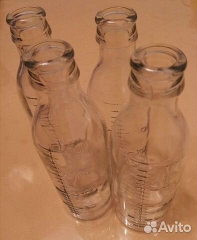 Бутылочка для кормления стекло 200 мл. Банки 3л и