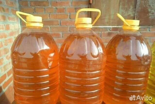 Масло подсолнечное домашнее