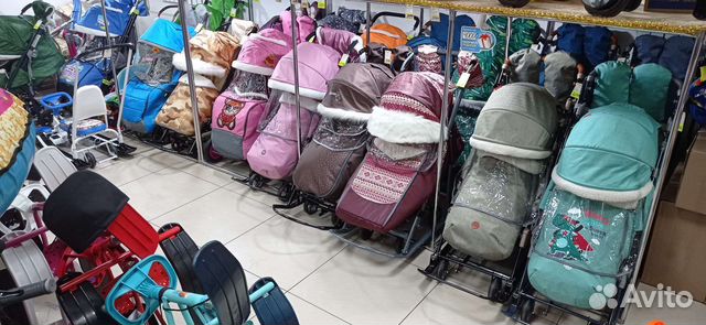 Санки коляска огромный выбор более 45 видов