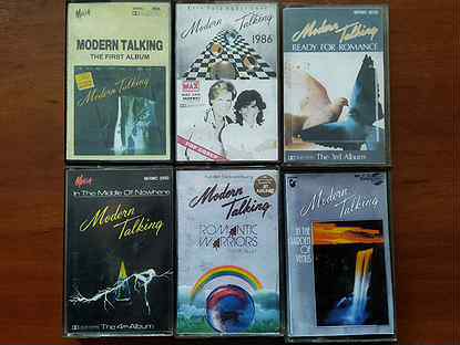 Аудиокассеты Modern Talking