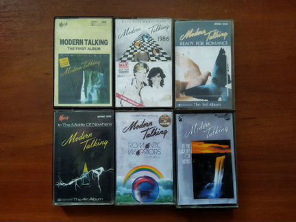 Аудиокассеты Modern Talking