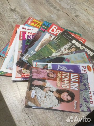 Книги и журналы для вязания крючком и спицами