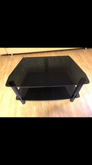 Стеклянная тумба под тв