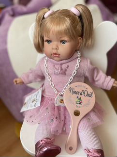 Испанская Кукла мягконабивная nines d’onil 45 с