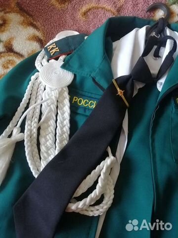 Аксельбант кадетский, галстук, погоны, зажим