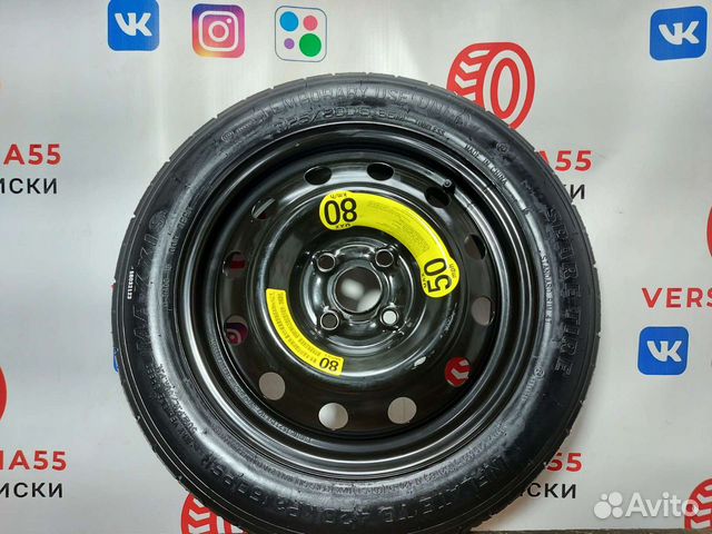 Запаска, докатка R15 4/100 цо 54.1