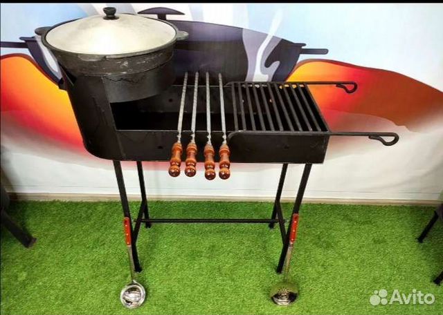 Мангал с подказанником