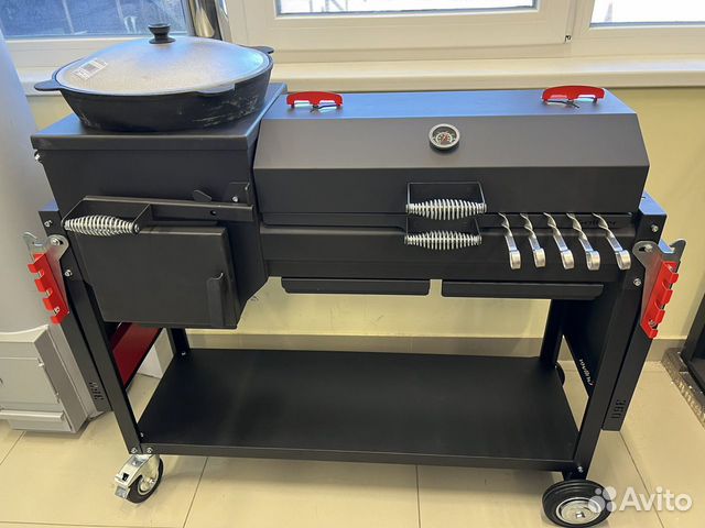 Мангал коптильня гриль