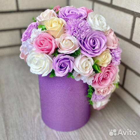 Букет цветов из мыла