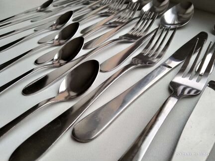 Ложки, вилки, ножи новые