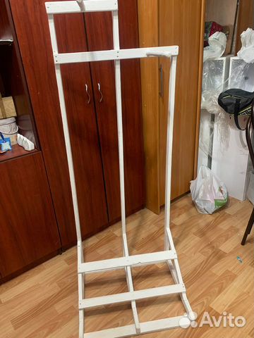 Вешалка для одежды напольная деревянная