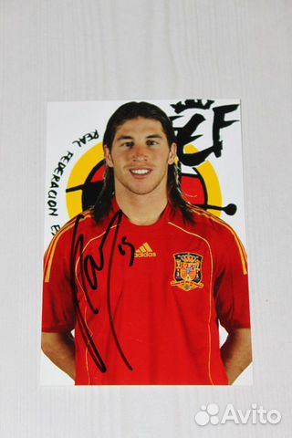 Автограф Серхио Рамоса