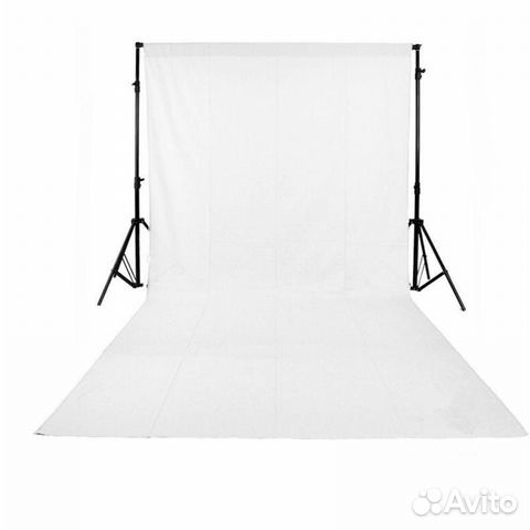 Белый тканевый фон FST-B33-140 (300х300см)