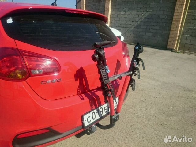 Велокрепление на фаркоп на 3 велосипеда