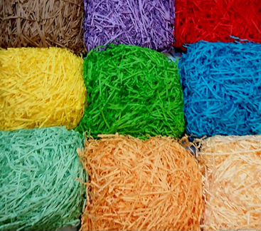 Наполнитель для подарков, бумажная стружка