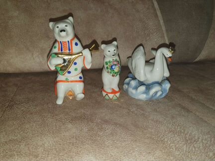 Фарфоровые статуэтки. Времен СССР. оригинал. Клейм