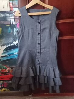 Школьный сарафан и брюки для девочки р.146