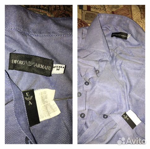 Рубашка armani. superdry TH