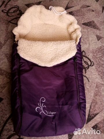 Меховой конверт на овчине