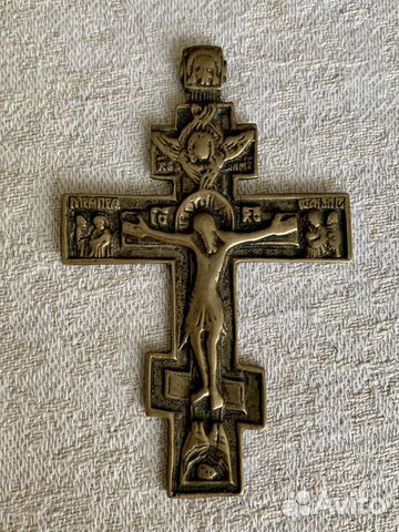 Крест нательный, 18 век, редкий, большой
