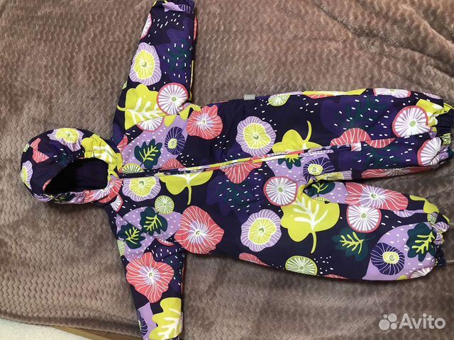 Зимний комбинезон для девочки huppa, 86+6