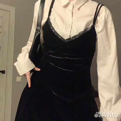 Бархатное платье