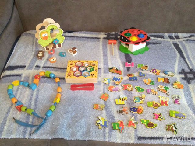 Развивающие деревянные игрушки
