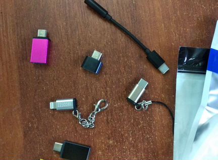 Переходники тайп си Type C айфон iPhone OTG и др