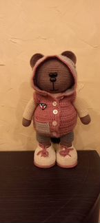 Вязаные игрушки медвежата