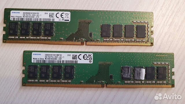 Оперативная память ddr4 16g samsung